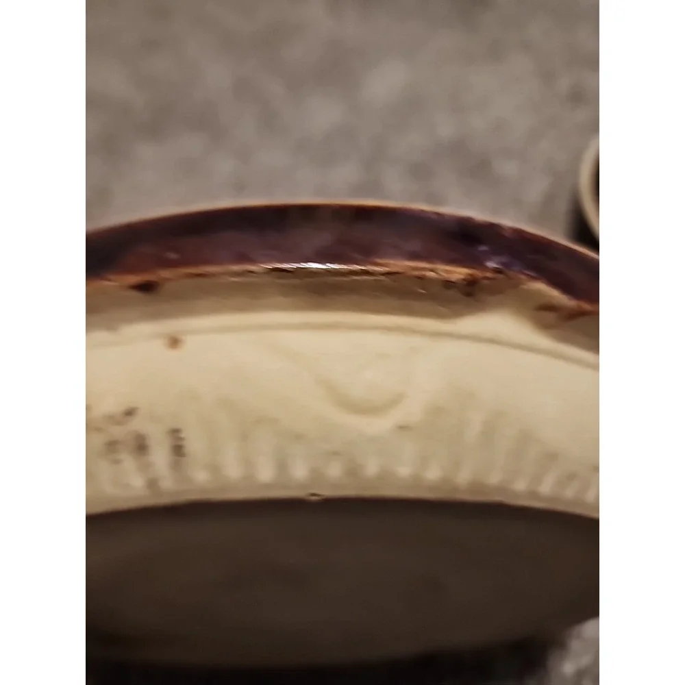 Vintage Cookin Ware Health Cook Rite Economy Brown Pie Plate 10
